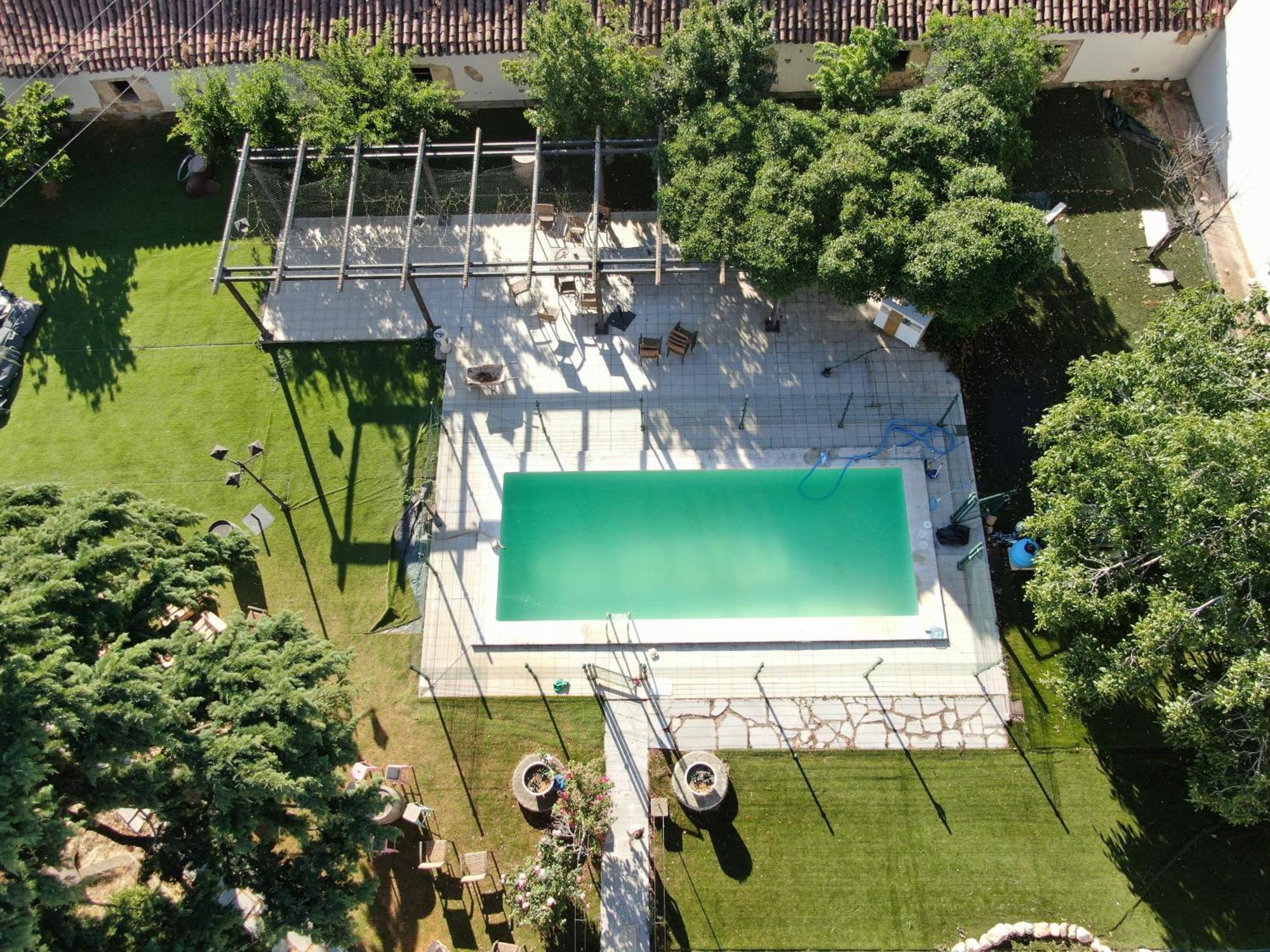 Casa Rural Palacio Conde De Aldana Con Piscina Entre Encinares Y Dehesas Terradillos Ngoại thất bức ảnh